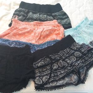 Bundle deal! 5 shorts with cute summer design